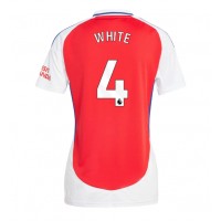 Camiseta Arsenal Ben White #4 Primera Equipación para mujer 2024-25 manga corta